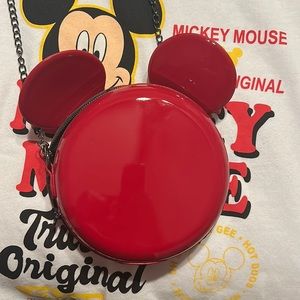 COPY - Red patent leather Mickey Mouse crossbody
